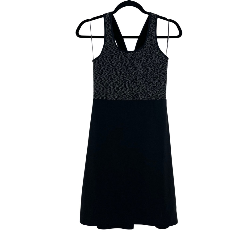 Smartwool Willow Lake Black Merino Wool Tank Dress Athletic Casual XS Sleeveless